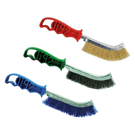 Spazzola A Mano Curva 'Spid' Acciaio Inox - Sit