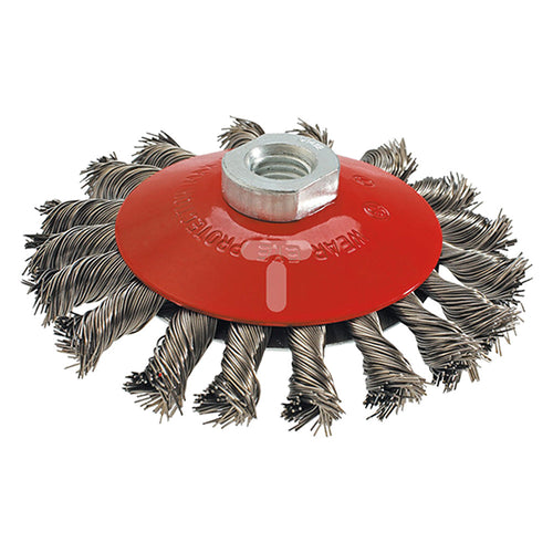Spazzola Circolare Conica Ø Mm 100 Foro M 14 - Graphite