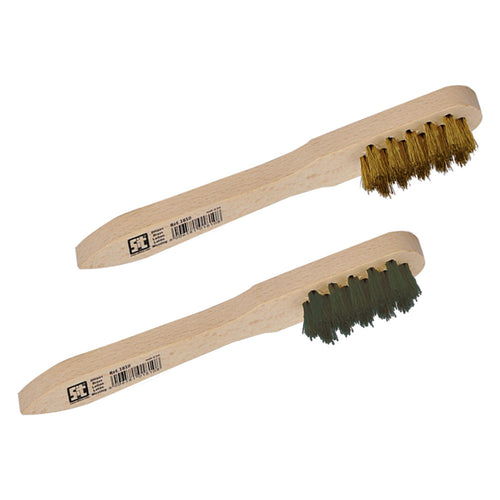 Spazzola A Mano Per Candele Mm 150X35 - Fili Ottone Ø Mm 0,15 - Sit