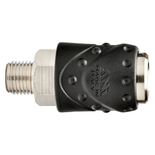 Rubinetto Rapido Universale A Sfere Filettato Maschio 1/4- 10 Pezzi - Ani