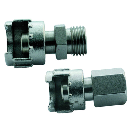 Raccordo Con Dado Fresato M 1/4- 10 Pezzi - Ani