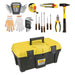 Cassetta Porta Attrezzi Completa Cm 38 X 17 X H 17 - 26 Pezzi Totali - Topex