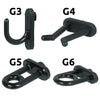 Gancio In Nylon Per Pannelli Portautensili G5- 100 Pezzi - Sipa