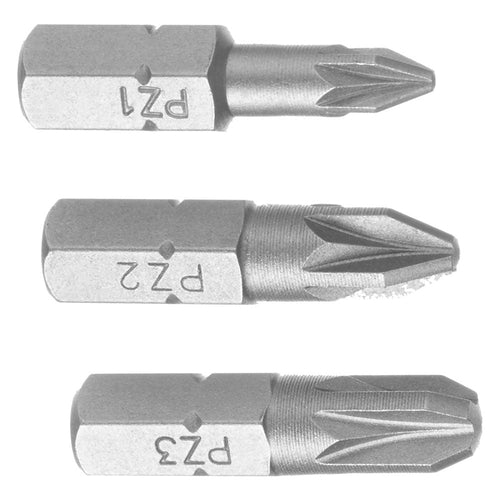 Inserti Per Avvitatori Pz (3 Pz) Pz1-2-3 Mm 25 - Stanley
