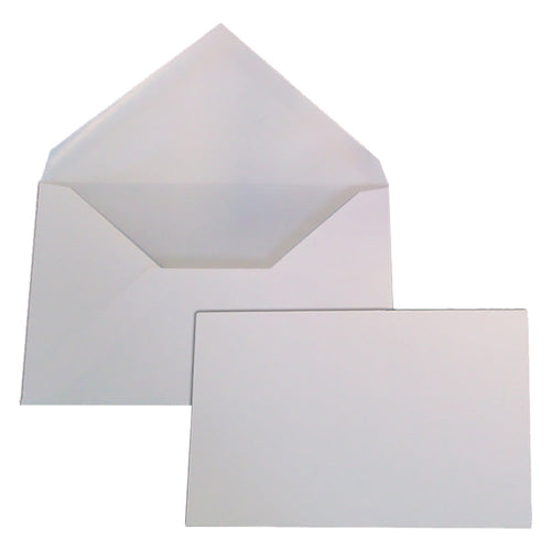 Busta Con Biglietto Mm 75 X 112 Bianca - Cf.100 Pz - Blasetti