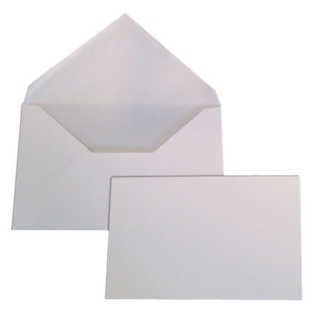 Busta Con Biglietto Mm 90 X 140 Bianca - Cf.100 Pz - Blasetti