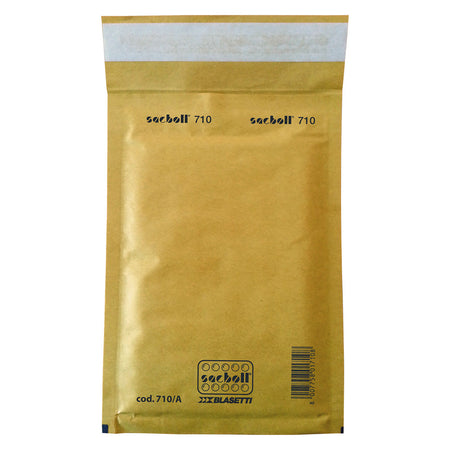 Busta Con Imbottitura Bollata Cm 20 X 22 Gialla - Cf.10 Pz - Blasetti