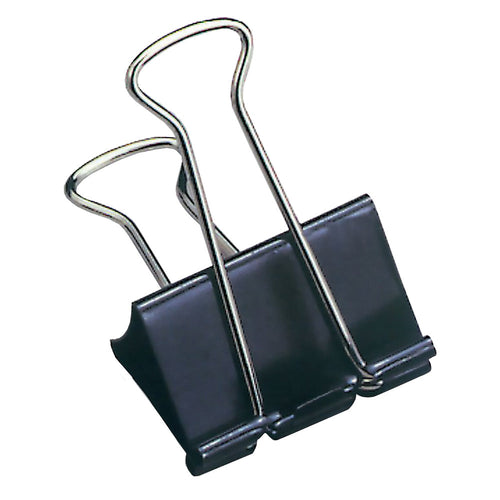 Molla Fermacarte 'Double Clip' Mm 19 - Pezzi 12- 12 Blister - Lebez