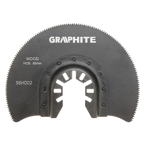 Lama Semicircolare Per Legno Mm. 85 - Graphite