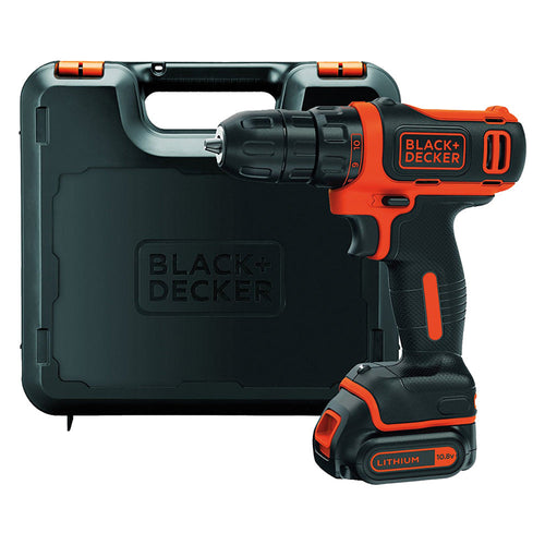 Trapano Avvitatore A Batteria 'Bdcdd12K-Qw' 10,8V - 1,5 Ah Litio - Black Decker