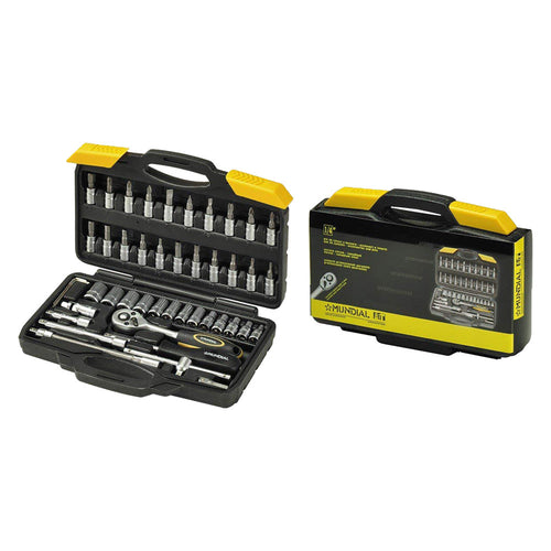 Set Chiavi A Bussola Art. 1442 46 Pezzi - 1/4 - Mundial