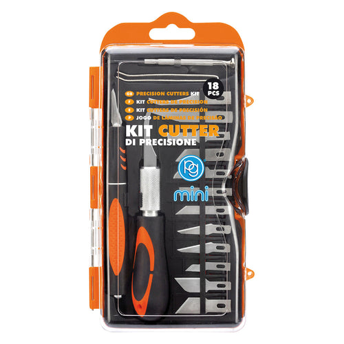 Cutter Di Precisione In Kit 18 Pezzi - Pg
