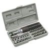 Set Avvitamento Con Inserti E Bussole Set 40 Pz - Toptools