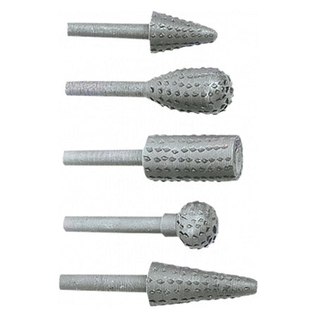 Raspe Rotative In Set Serie 5 Pezzi - Toptools