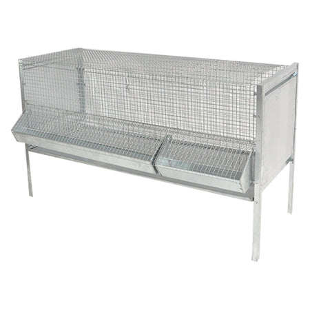 Gabbia Polli Pieghevole 'Luxury' Cm 140 X 50 X H 80 - Mg Gabbie