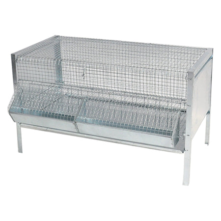 Gabbia Pulcini Pieghevole Cm 100 X 50 X H 60 - Mg Gabbie