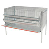 Gabbia Galline Ovaiole Tre Celle Cm 107 X 50 X H 80 - Mg Gabbie