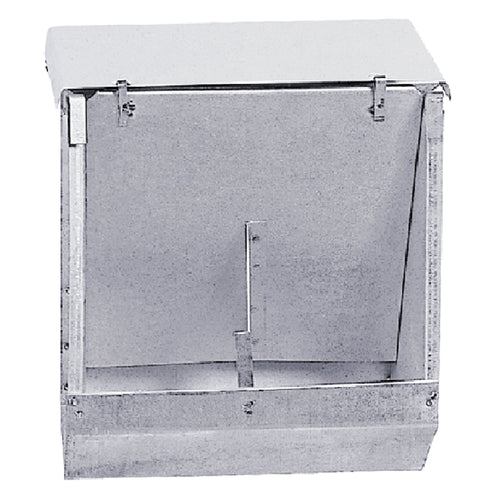 Mangiatoia A Tramoggia Per Conigli 4 Scomparti- 10 Pezzi - Mg Gabbie