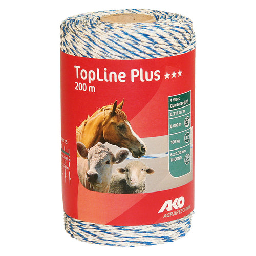 Filo Tondo Per Recinto Mt 200 - Bianco/Blu - Albert Kerbl