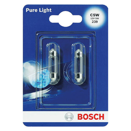 Lampadina Luce Targa Attacco Sv8,5-8 - 2 Pezzi - Bosch