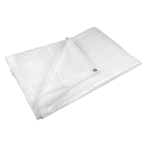 Telone Retinato Con Occhielli Mt 4 X 6 Bianco - 160 Gr./Mq. - Lif