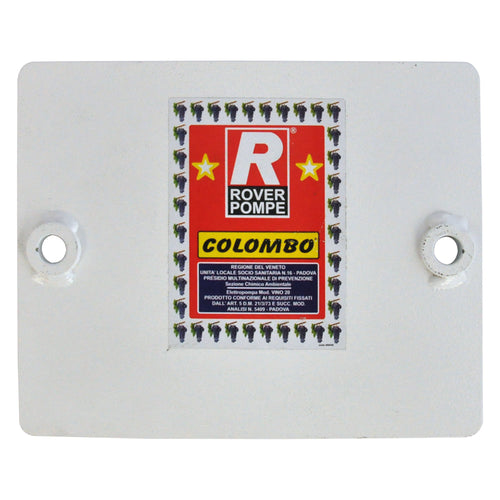 Piastra In Ghisa Cm 21 X 26 - Verniciata Bianca - Rover