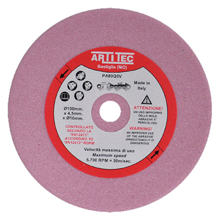 Mola Per Affilatrice Elettrica 'Ar / Ar-Mp' Foro Ã? 10 - Sp. 4,5 Mm (Mod.Ar)