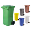 Bidone Immondizia Carrellato Lt. 240 - Cm 73 X 58 X 106 Verde - Ics
