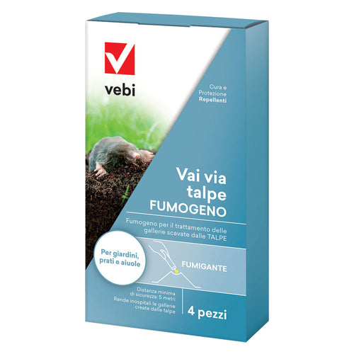 Cartucce Fumogene Anti-Talpa Vai Via Talpe - Vebi