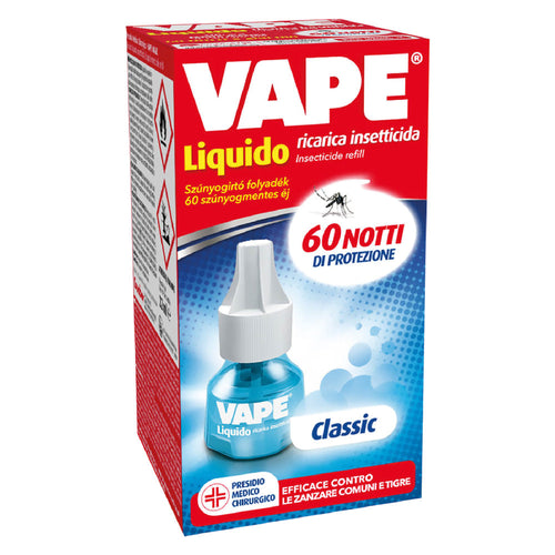Antizanzare Liquido Ricarica 60 Notti - Classic - Vape