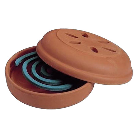 Coccio Con Spirali Insetticide Vulcano - 1 Coccio + 10 Spirali