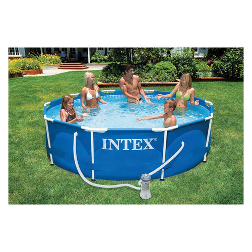 Piscina Con Telaio 'Linea Frame' Cm 305 X 76 - 4485Lt Pompa 1250 L/H - Intex
