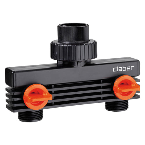 Derivazione A Due Vie Art. 8589 3/4 Maschio - Blister - Claber