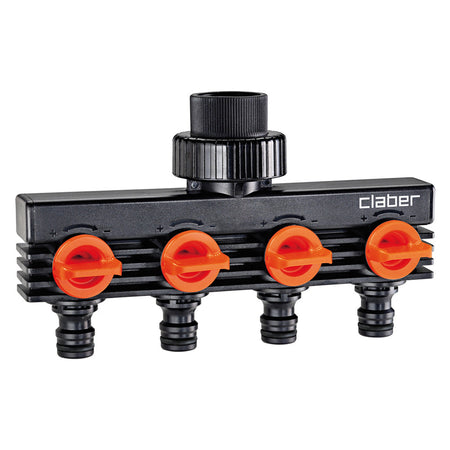 Derivazione A Quattro Vie Art. 8581 - 3/4 Blister - Claber