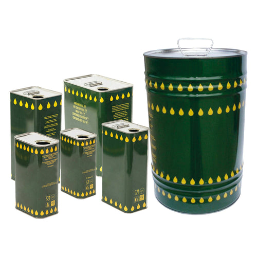 Latta Per Olio In Lamiera Lt. 10 - Foro Ø 42 Mm (Manico In Plastica)- 2 Pezzi - Asa Italia