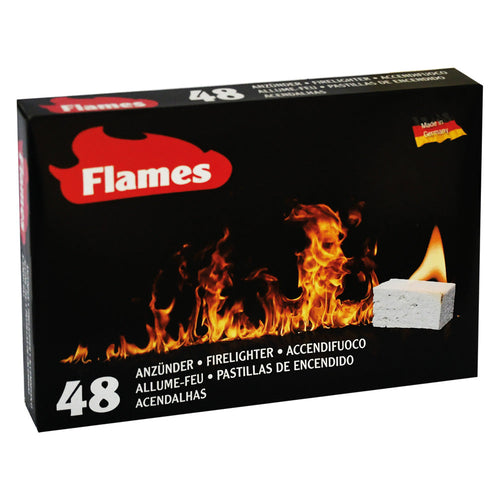 Accendifuoco 'Flames' 48 Cubi- 24 Pezzi - Flames