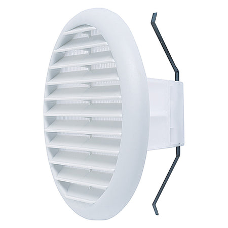 Griglia Aerazione Con Molla Reclinabile 90 E? ° E?E ¸ 18 Cm - Foro 125 > 16 Bianca- 4 Pezzi