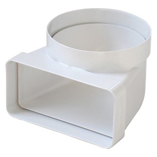 Curva Per Aerazione Canalizzata Ø Mm. 100 - Mm.120X60 - La Ventilazione