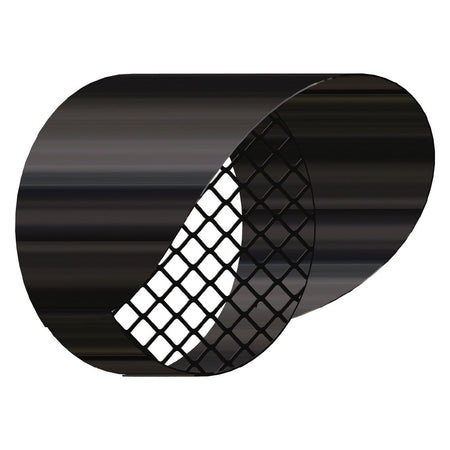 Tappo Antipioggia Grigliato Ø 100 - Verniciato Nero - Kasart