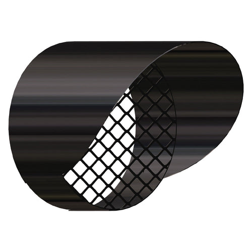 Tappo Antipioggia Grigliato Ø 100 - Verniciato Nero - Kasart