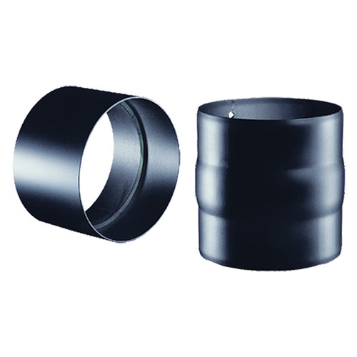 Manicotto In Acciaio Nero Ø Cm 13 F/F - Sp.2 Mm (Legna) - Kasart