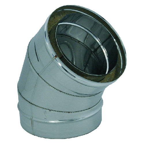 Gomito Doppia Parete A 45 ° Ee ¸ Cm 10/15 - Kasart