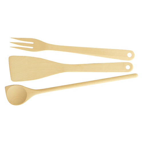 Set Cucchiaio, Pala E Forchettone Art. 637418 - Linea Woody - Tescoma