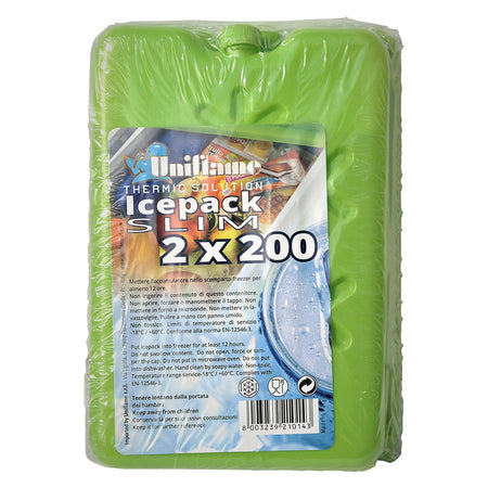 Mattonella Ghiaccio Per Contenitori Termici 'Ice P 2 X 200 Grammi - Uniflame