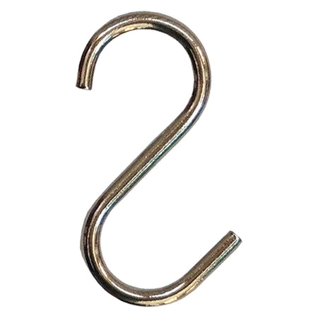 Ganci Ad 'S' Per Barra Appendimestoli Finitura Ottonata