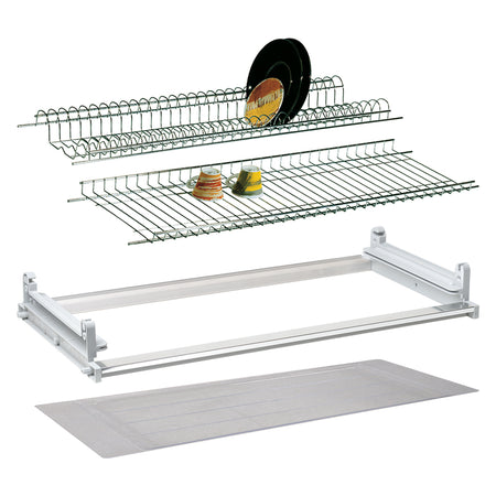 Scolapiatti Per Pensile In Kit Lunghezza Cm. 76