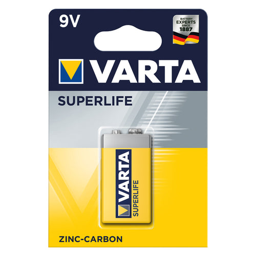 Pila Transistor Superlife '6F22' Pz 1 - 9V - E- 10 Blister - Varta