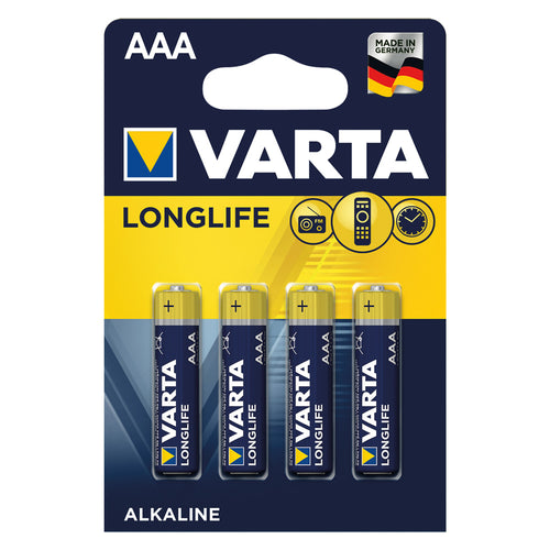 Pila Ministilo Longlife 'Lr03' Pz 4 - 1,5 V - Aaa- 10 Blister - Varta