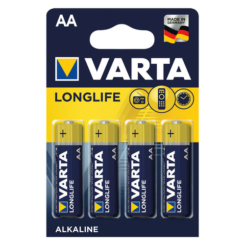 Pila Stilo Longlife 'Lr6' Pz 4 - 1,5 V - Aa- 20 Blister - Varta