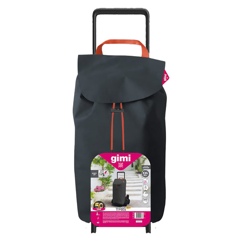 Trolley Portaspesa 'Tris' Colore Grey Eboni - Gimi